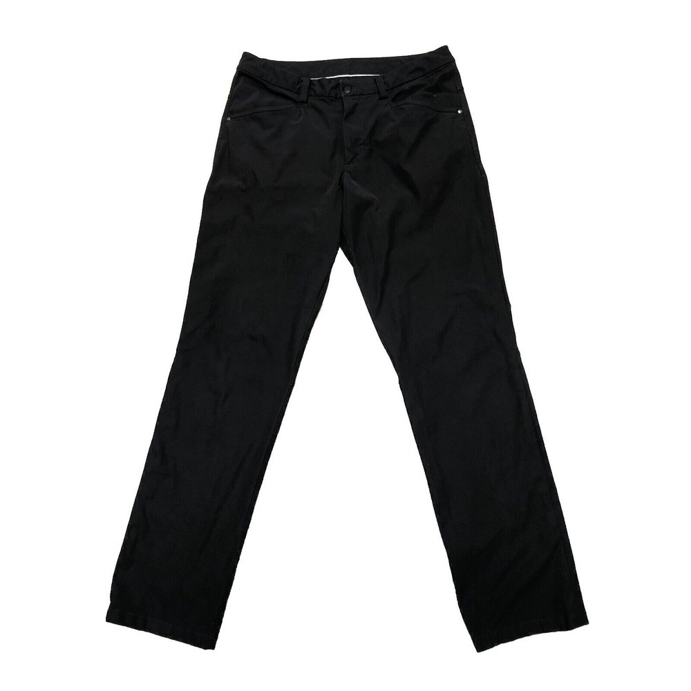 Lululemon ABC Pants‎ Men's 34x33 Dark Gray Straight Performance Stretch